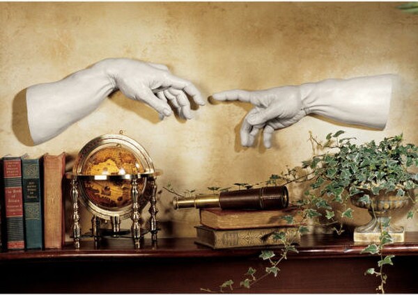 Sculptures Creation Wall Sculptures Michelangelo Sistine Chapel mural